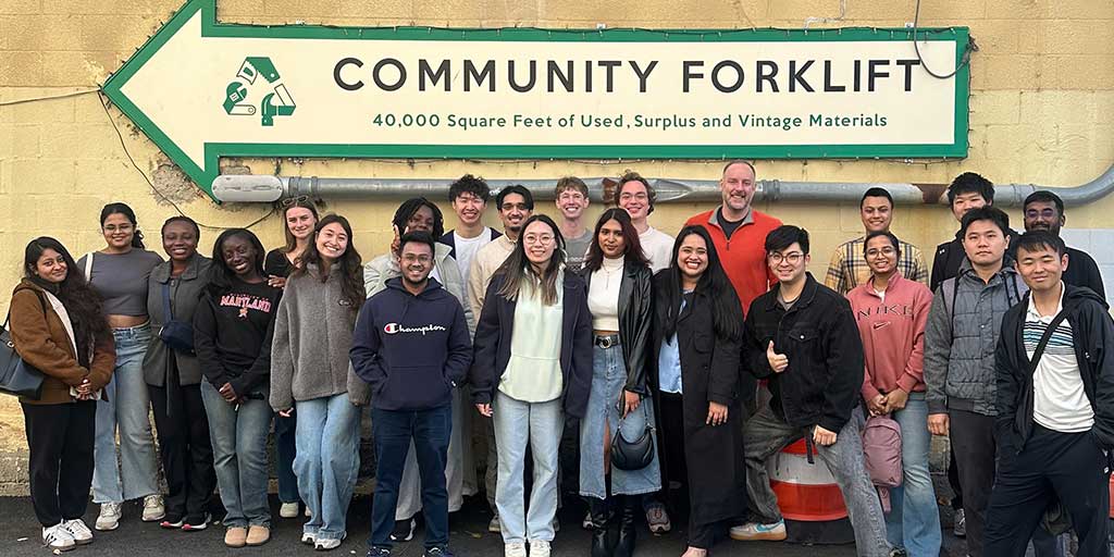 We loved having <a href="/UofMaryland/">Univ. of Maryland</a> <a href="/SmithSchool/">University of Maryland Smith School of Business</a> students at our reuse warehouse last week! They’re helping us dig into #data that helps us reduce waste and make home essentials affordable for our #community.