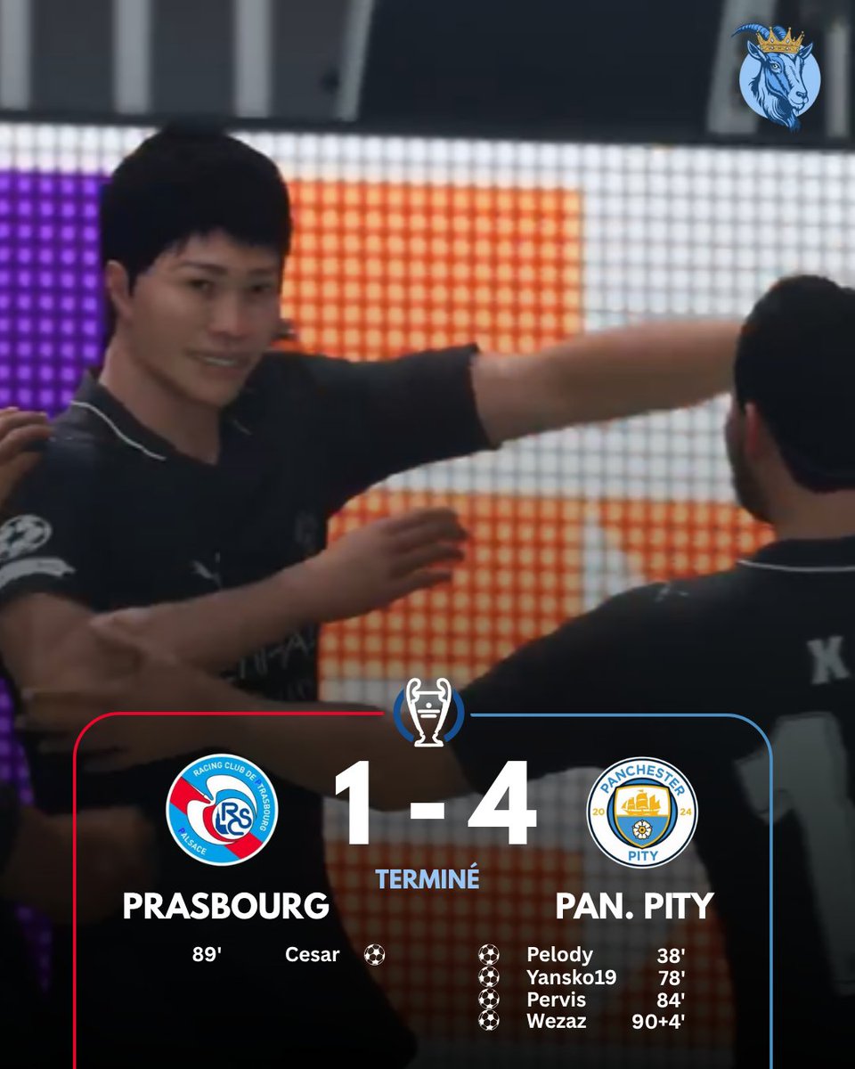 𝗣𝗔𝗡𝗖𝗛𝗘𝗦𝗧𝗘𝗥 𝗣𝗜𝗧𝗬 𝗦𝗘 𝗤𝗨𝗔𝗟𝗜𝗙𝗜𝗘 𝗣𝗢𝗨𝗥 𝗟𝗘𝗦 𝗤𝗨𝗔𝗥𝗧𝗦 𝗗𝗘 𝗙𝗖𝗟 𝗘𝗧 𝗔𝗩𝗘𝗖 𝗟𝗔 𝗠𝗔𝗡𝗜𝗘𝗥𝗘 ! 🏴󠁧󠁢󠁥󠁮󠁧󠁿😍

Victoire 4 buts à 1 des Pityzens ce soir, qui s'envolent pour les 1/4 de FCL après un 4ème succès consécutif dans cette compétition. 🏴󠁧󠁢󠁥󠁮󠁧󠁿✅