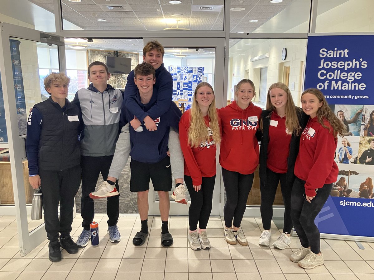 We had a great group of athletes represent GNG at the Western Maine Conference Leadership Summit at St. Joseph’s College today!

#PatriotPride