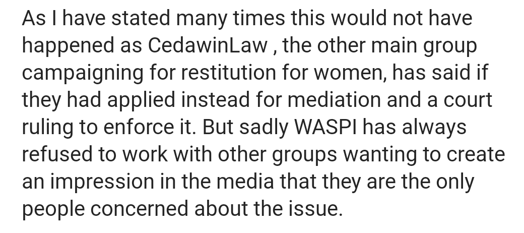 jambojambo49's tweet image. #50sWoman #CEDAWinLaw
#mediation
@TorstenBell @patmcfaddenmp @Keir_Starmer @RachelReevesMP
@WaspiCampaign2018 #WASPI_2018