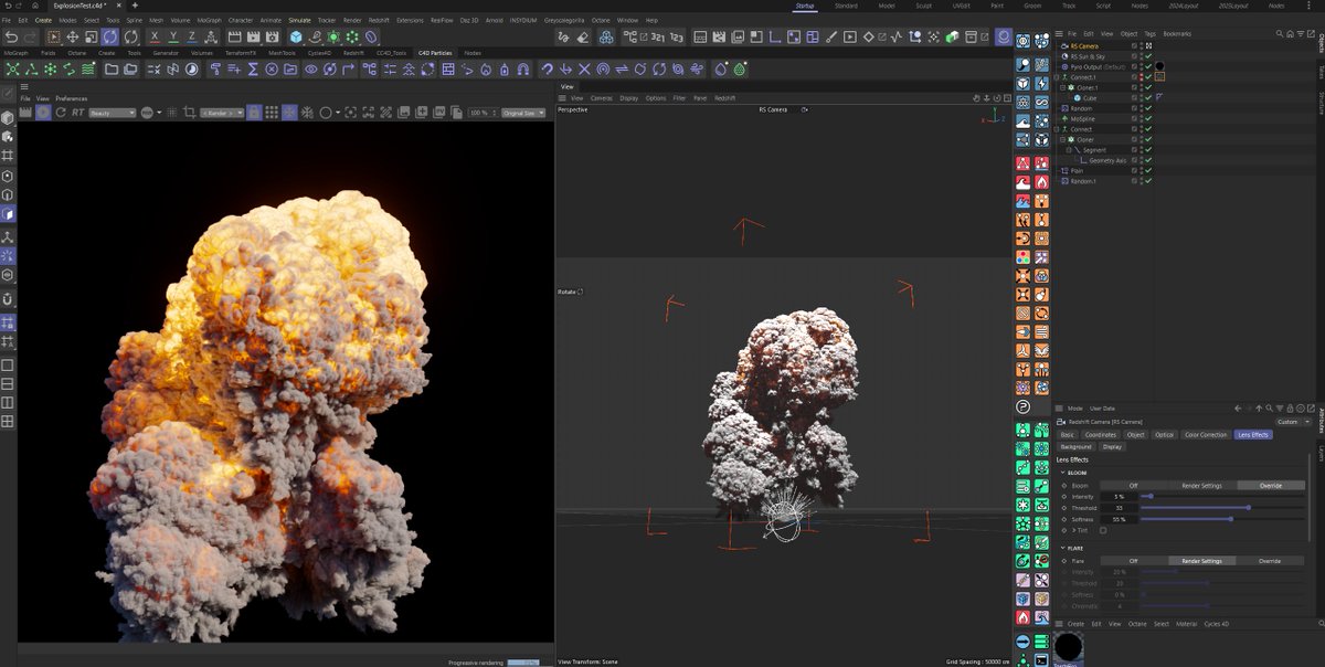 Out of the box Pyro in Cinema 4D is actually a lot better than I initially thought.