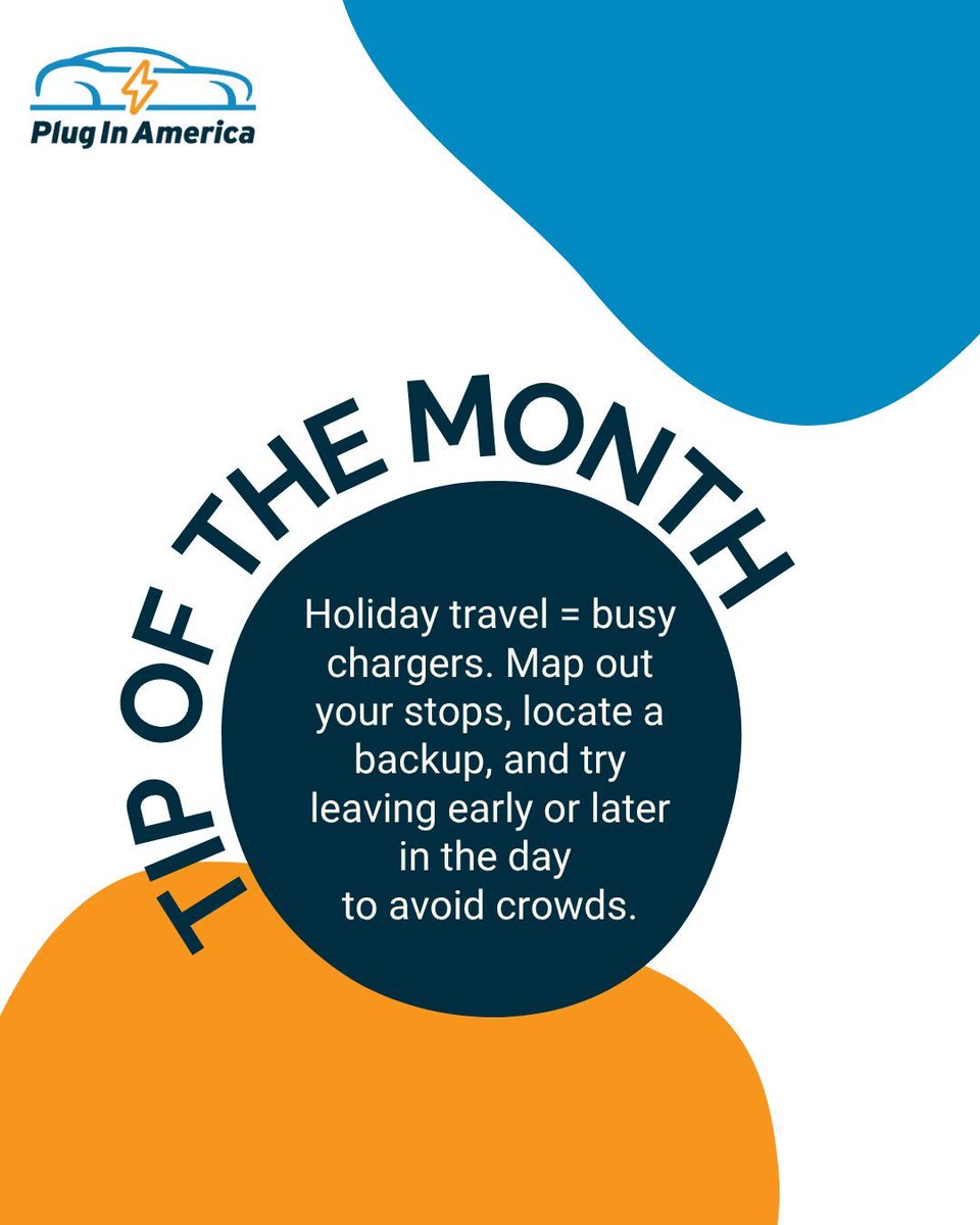 The holiday season is right around the corner! Do you have travel plans? Make sure to plan your route ahead of time and avoid busy charging stations. ⚡️💛🦃 

#DriveElectric #Thanksgiving #Holidays #EVs