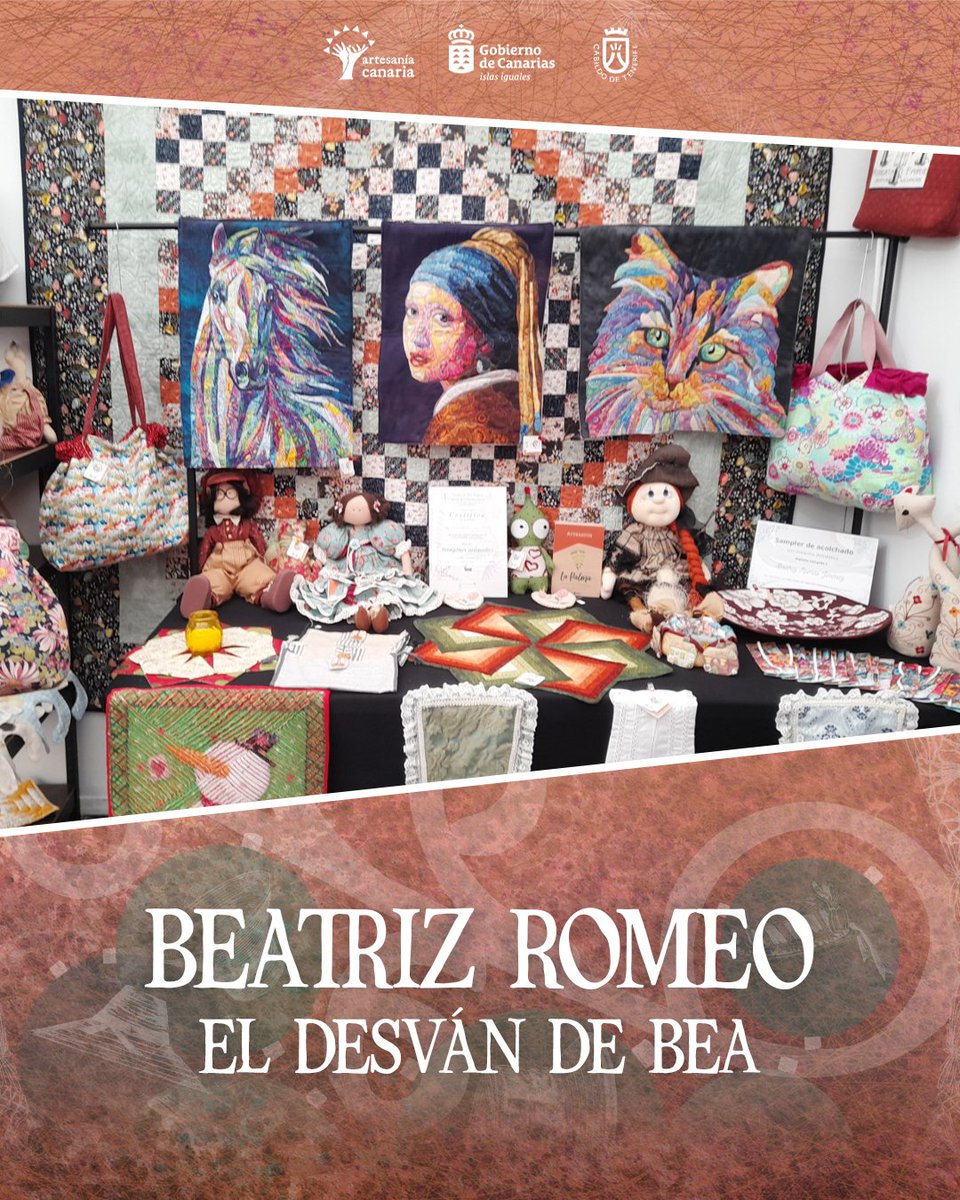 🗣️ ✨ PARTICIPANTES 41ª Feria Artesanía de Canarias <a href="/CabildoTenerife/">Cabildo de Tenerife</a> <a href="/EICAGobCan/">Economía Gobcan</a> ✨
✍️Beatriz Romeo maestra artesana #LaPalma @cablapalma estará con nosotros
🧵Trajes tradicionales, almazuelas, muñequería… Del 5 al 8 diciembre 2025 en <a href="/recintoferialtf/">RecintoFerialTf</a>
🎟️Entrada gratuita.