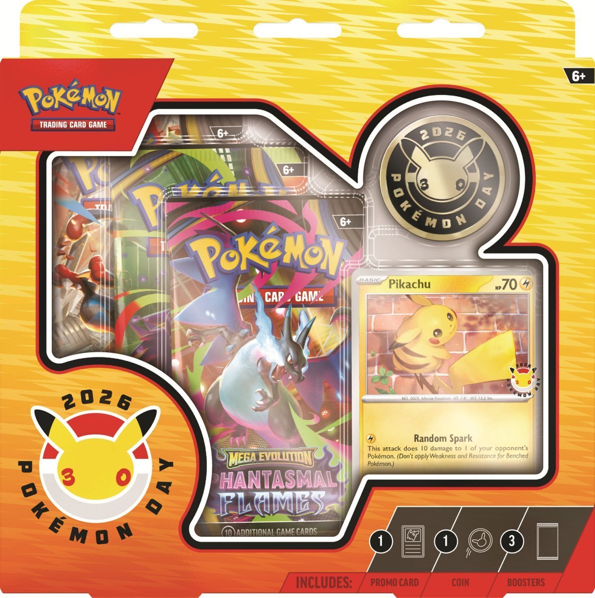Pokemon Day 2026 Collection Revealed. Includes a stamped 2026 Pokemon Day pikachu promo! Arriving this Jan/Feb!

#PokemonTCG #Pokemon