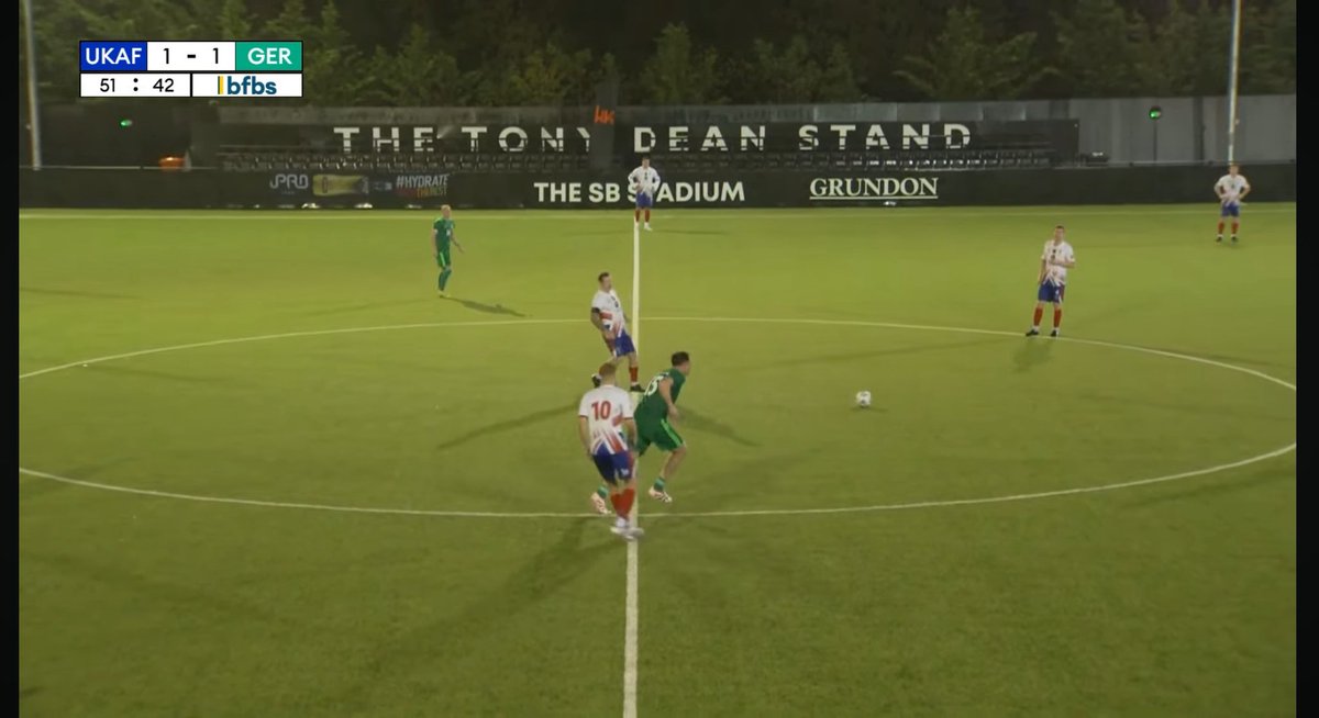 Just got home in time for the second half of the <a href="/UKArmedForcesFA/">UKAF Football</a> 🇬🇧 VS 🇩🇪 <a href="/bundeswehrInfo/">Bundeswehr</a> Remembrance Match 2025.

Currently 1-1 in the second half at <a href="/BracknellTownFC/">Bracknell Town FC</a>’s Bottom Meadow Ground

Cheering on my mate <a href="/MrKEmmerson/">Keith Emmerson</a> <a href="/BritishArmy/">British Army 🇬🇧</a> #wearebracknell #ArmyFootball #ArmyFA