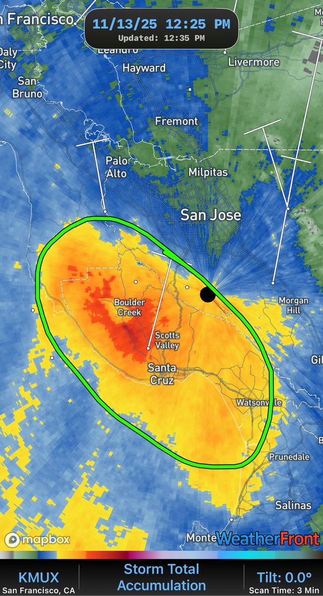 GavinWx_'s tweet image. Over 3 inches of rain have fallen over the Santa Cruz Mountains In Northern California 

#weatherpatrol #WeatherForecast #weather #WeatherUpdate #WeatherReport #WX #wxtwitter #norcal #northerncali #california #rain #CAwx