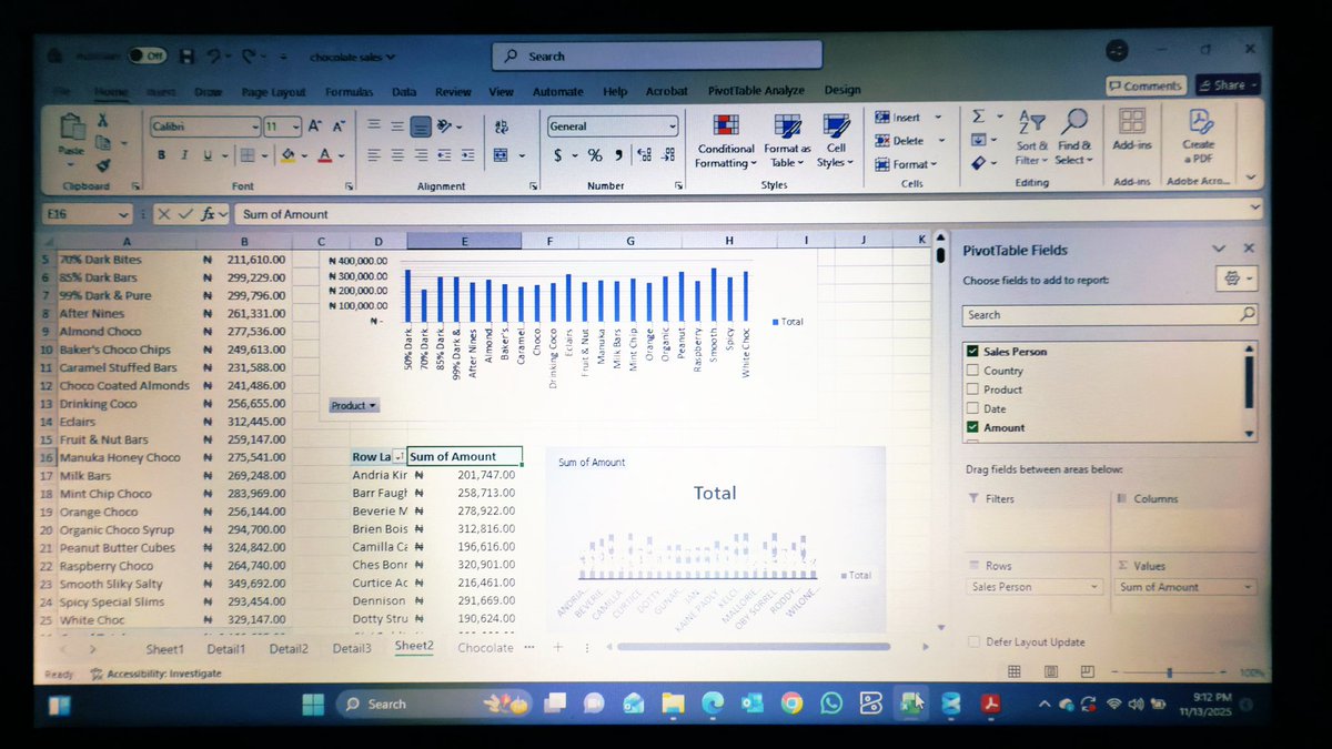ade_hakeem1's tweet image. It’s been a month learning Data Analysis; from Excel magic to SQL queries! 
Loving every bit of the growth and curiosity this journey brings. 🚀
#DataAnalytics #Excel #SQL #Learning #techcrushcohort4 @TechCrushHQ