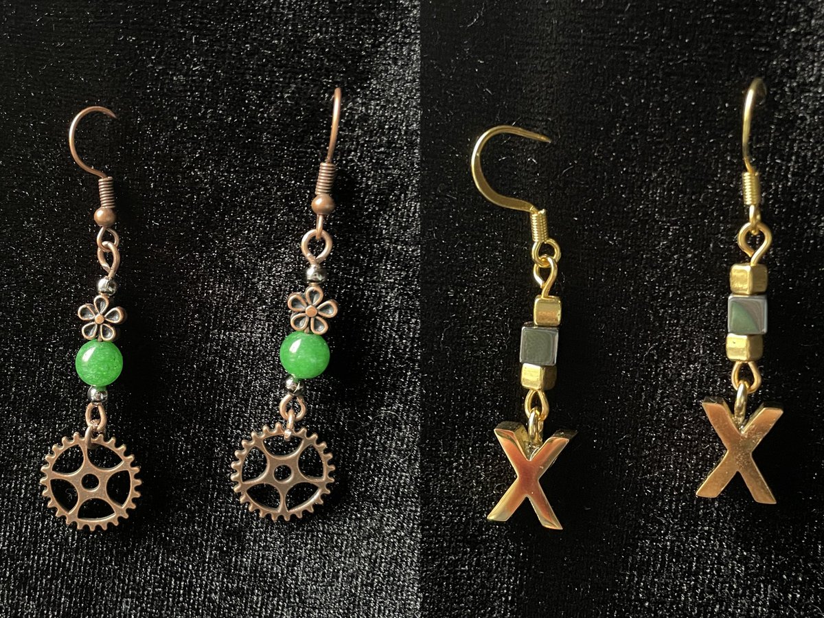 _guavie's tweet image. okay the nierrings (nier earrings) are live on et/sy! 🔗 below &amp;amp; in bio!