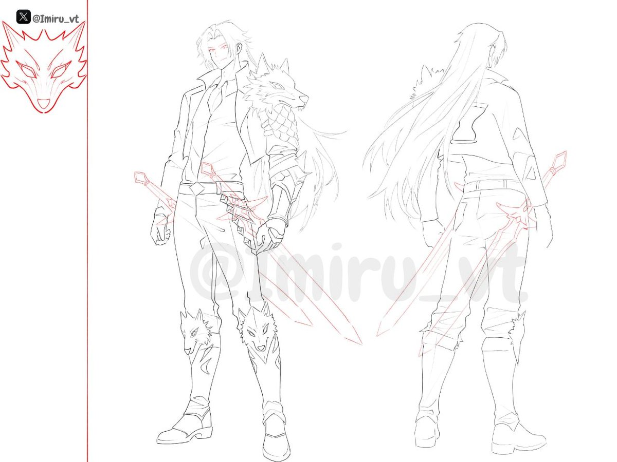 Imiru_vt's tweet image. I completed this reference sheet art for a good friend over Discord last month but didn’t get a chance to post it here. Now that I’m here, I’d love to hear your thoughts!

#commissionart #referencesheet #OC #artmoots  #DigitalIllustration #artshare #imuart