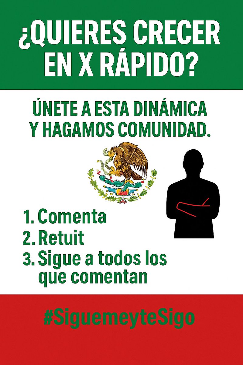 DiegoRoyet29's tweet image. Hoy te apoyan, mañana tú apoyas. Esa es la energía. 🤝✨
Esto es crecimiento real entre personas.
Activa mis notificaciones 🔔

Haz esto:

1. Comenta presente ✅

2. Retuitea para sumar más gente 🔁

3. Sigue a quienes también estén participando 👣
#SiguemeyTeSigo