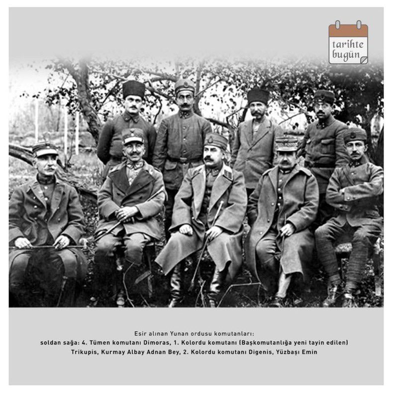 Unutanlara Hatırlatmak fayda var…"
- Günün Fotoğrafı 🇹🇷

Hey gidi General Trikopis..!
‘Bizde fırka - tümen! - yöneten onbaşılar da var!’

«Κι εμείς έχουμε λοχίες που διοικούν μεραρχίες – σώματα!»