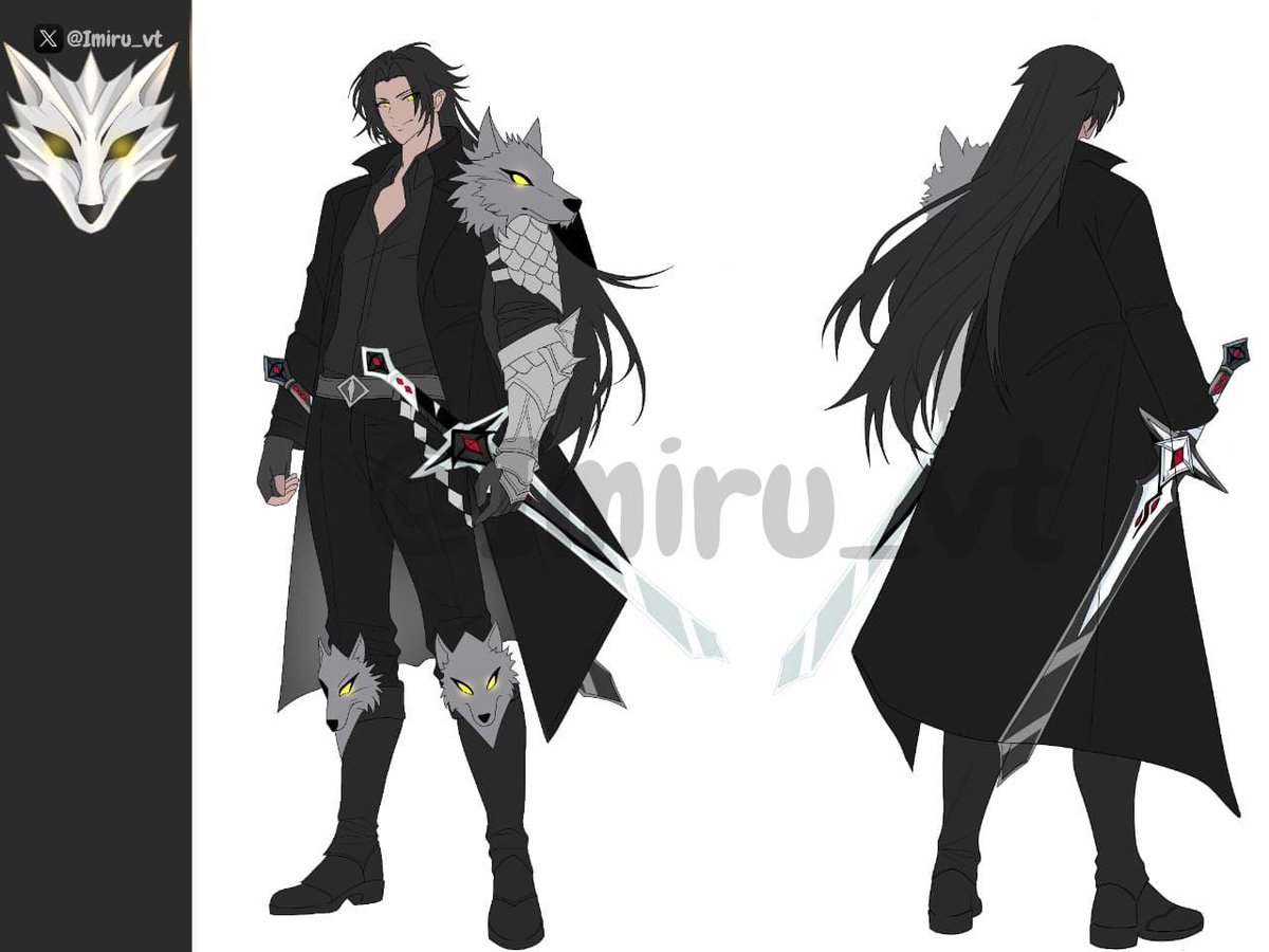 Imiru_vt's tweet image. I completed this reference sheet art for a good friend over Discord last month but didn’t get a chance to post it here. Now that I’m here, I’d love to hear your thoughts!

#commissionart #referencesheet #OC #artmoots  #DigitalIllustration #artshare #imuart