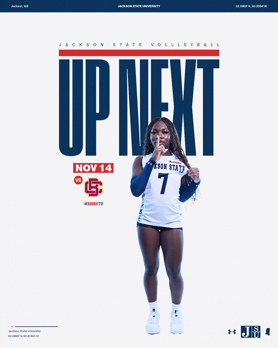 GoJSUTigersVB's tweet image. Big weekend at the AAC🏐

The Tigers open their last home stretch of the season tomorrow against Bethune-Cookman! JSU students, come out and rep your class for Battle of Thee Classes night at the AAC. Wear your JSU blue💙

#THEEiLove | #GoJSUTigersVB🐅