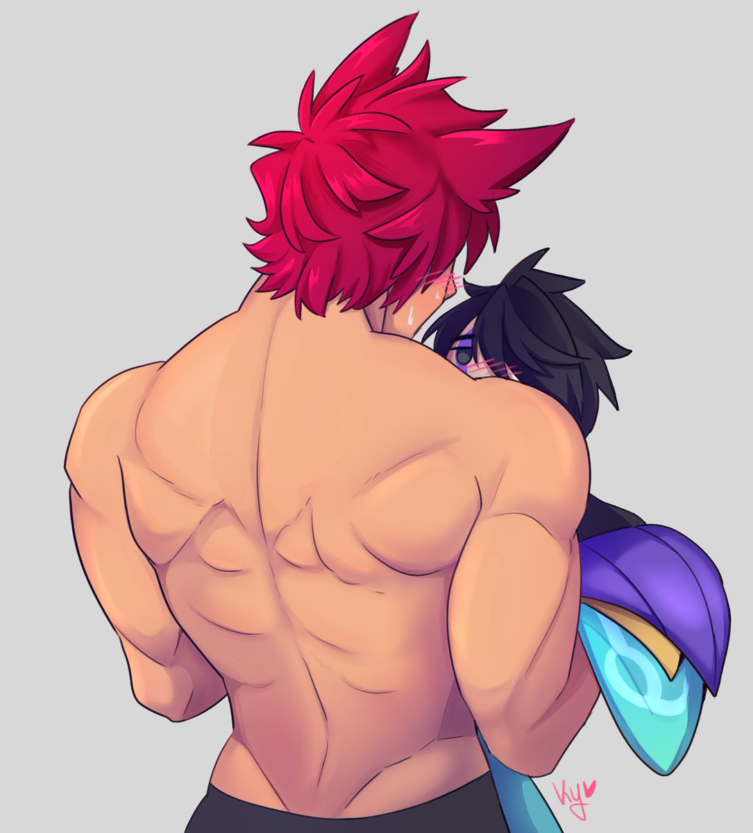 Finished my muscle practice... ❤️
#settphel #sett #aphelios #LeagueOfLegends