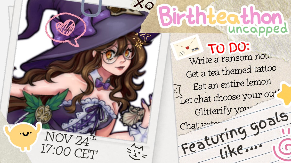 minimalovestea's tweet image. [SUBATHON]

It&apos;s my birthday soon which means we&apos;re having a special uncapped birthday subathon!! 

We&apos;re getting the party started on the 24th of November at 5pm CET or 11am EST, aiming for around 5-6 hours each day🎉

Hope to see you there my apprenteas ⋆｡༄⋆˚⊹