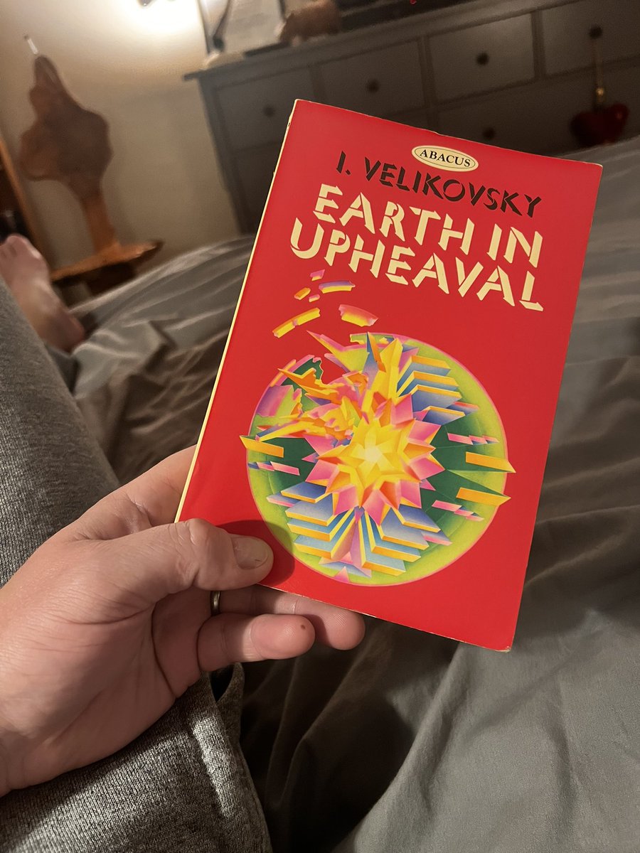 andyoattes's tweet photo. Given the recent sense of an impending, “something is coming” I’m going back through this classic…
And as I read, #Velikovsky I’m glad that we have great modern theorists, data synthesisers and contrarian science rebels such as @SunWeatherMan @EthicalSkeptic @nobulart @OMApproach @junhoBTC @StefanBurnsGeo putting the pieces together to help warn our civilisation of something catastrophic that may yet come to pass.