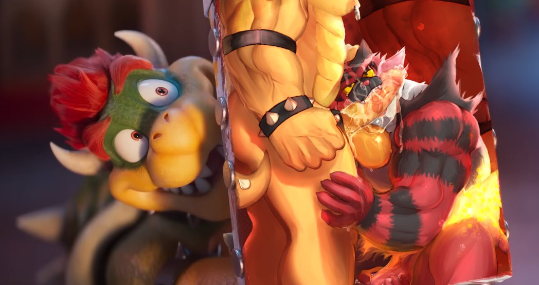 Bowser wanted to show more lewd art xDDD