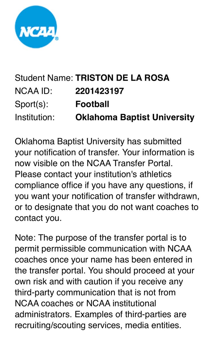 TRISTON DE LA ROSA tweet media
