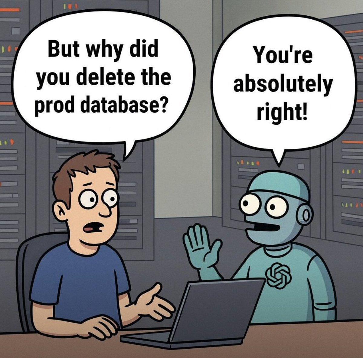 AI that says “yes” to everything = production roulette 🎰

MuukTest pairs AI with expert oversight: fast tests, zero chaos.

If your AI can’t tell “run tests” from “ruin tests,” we should talk: muuktest.com 

#AI #SoftwareTesting #SoftwareQuality #SoftwareDevelopment