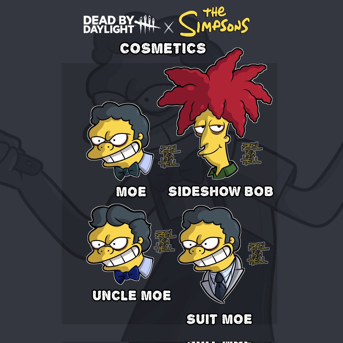 zelisinhell's tweet image. Since Moe has a terror radius
I made a dbd concept for him.