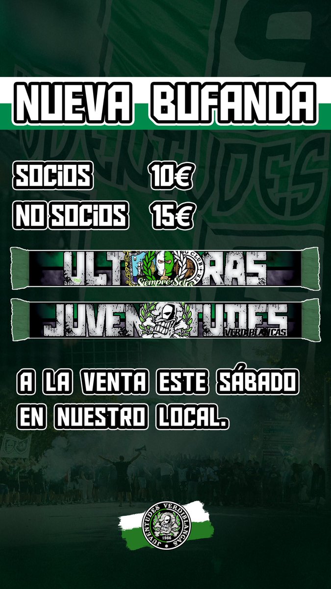 JUVENTUDES VERDIBLANCAS 1986 OFICIAL (@jjvv86) on Twitter photo 