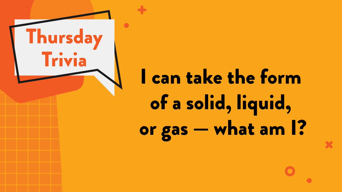 ExploreLearning's tweet image. Ready to test your science smarts?🧠Hint: You can drink it, skate on it, or see it floating in the clouds!☁️💦Drop your answer below and check out our interactive science tools: bit.ly/4ovRsQw

#ThursdayTrivia #ExploreLearning #STEMLearning