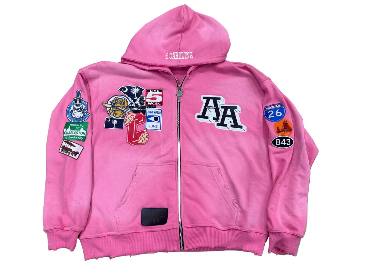 egeybb's tweet image. new Affluent Charleston Patchwork Hoodies 4 colors.. 🔥🔥🔥