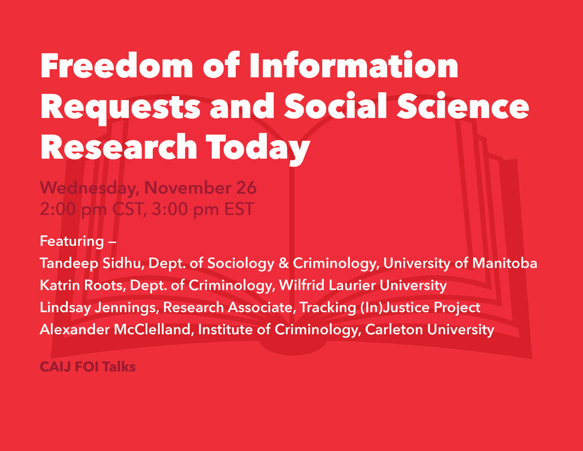 Centre for Access to Information & Justice tweet media