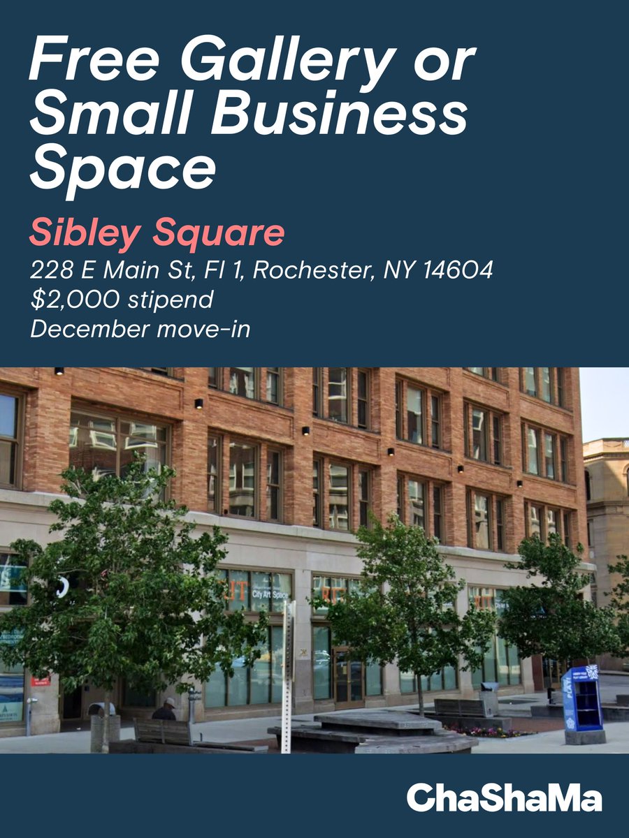 Chashama tweet media