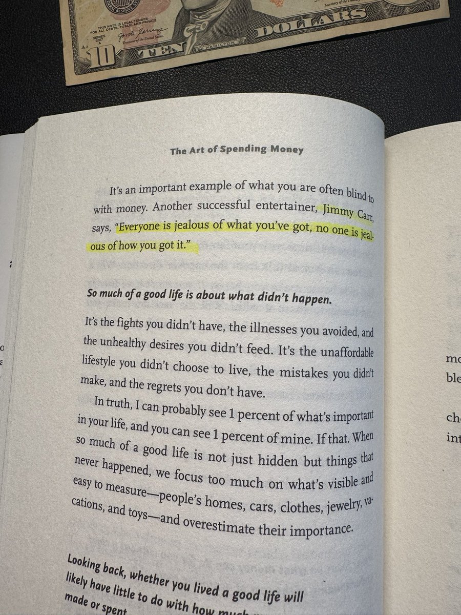 WhosChrisHughes's tweet image. Currently reading ‘The Art of Spending’ by @morganhousel