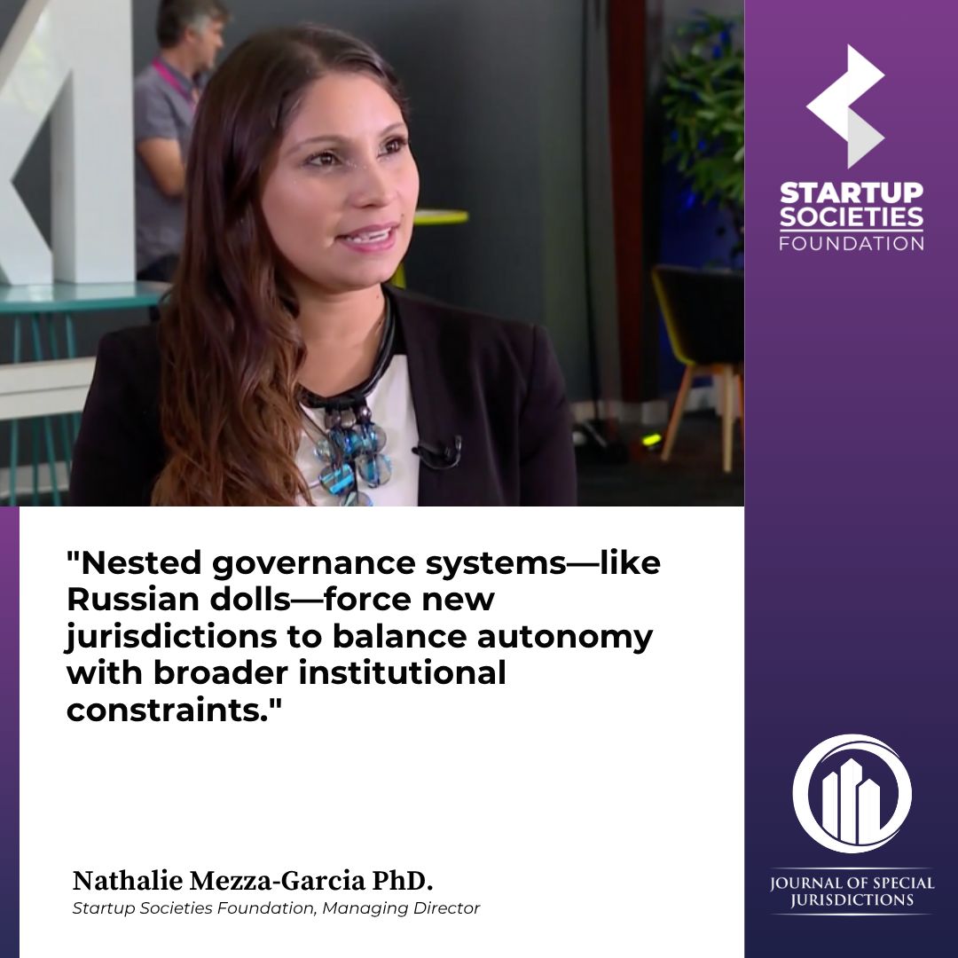 📌 Quote of the Week!

Nathalie Mezza-Garcia reminds us that no special jurisdiction exists in isolation. Like Russian dolls, they are nested within larger governance systems that shape their autonomy and limitations. Her article examines how these legal layers—from national