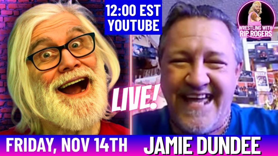 Jamie Dundee visits <a href="/Hustler2754/">Rip Rogers</a> Live on YouTube Friday at 12:00 EST! Don’t miss it, be there!