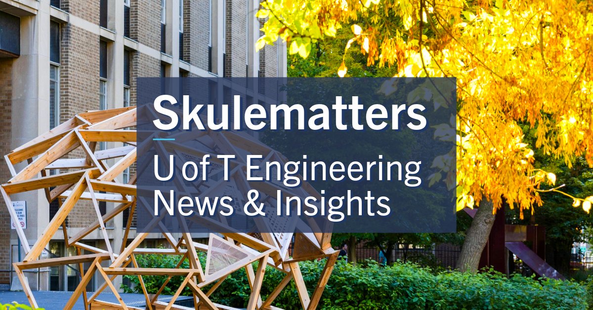 UofTEngineering's tweet image. 📬 Your November edition of Skulematters is here!

Robotic skin that can feel, student experiment sent to the stratosphere, exciting program updates, new Canada Research Chairs — plus behind-the-scenes Skule™ moments, upcoming events and more.

🔗 linkedin.com/pulse/robotic-…