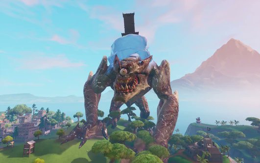 imjustafreeman's tweet photo. @Luke130_ @PedroEliasFN Esse iceberg entra no lado inferior esquerdo da ilha e é muito grande, em cima dele tem um castelo de pedras e no interior do gelo tem um monstro gigante, além disso quando ele chega a area inteira ao redor ganha o bioma de neve. https://t.co/SrVRjg2N0l