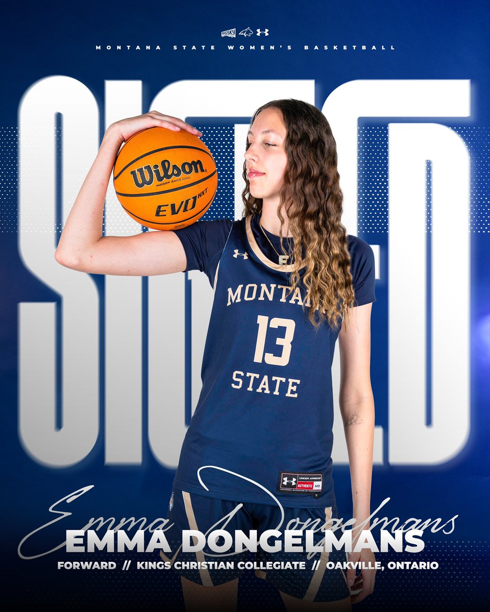 MSUBobcatsWBB's tweet image. ANOTHER ONE 💪

Welcome aboard, Emma Dongelmans! 

Joining us from up north, Emma brings a combination of size and skill that will fit perfectly in our program😼

#GoCatsGo
