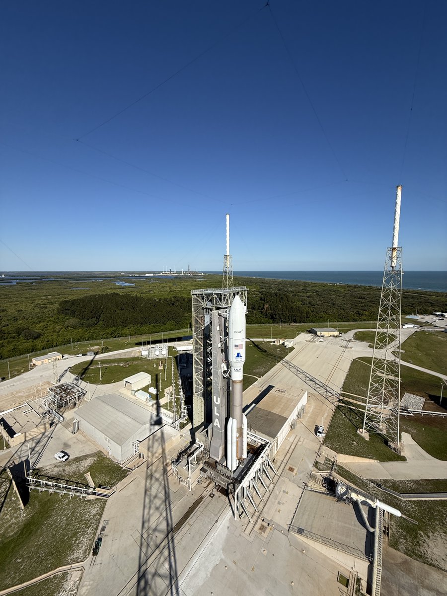 ulalaunch's tweet image. Both launch weather and space weather are GO for tonight&apos;s Atlas V rocket launch at 10:04 p.m. EST (0304 UTC), according to the day&apos;s first weather briefing by Space Force Launch Weather Officer Brian Cizak from the Space Launch Delta 45 weather squadron at Cape Canaveral.

Full…