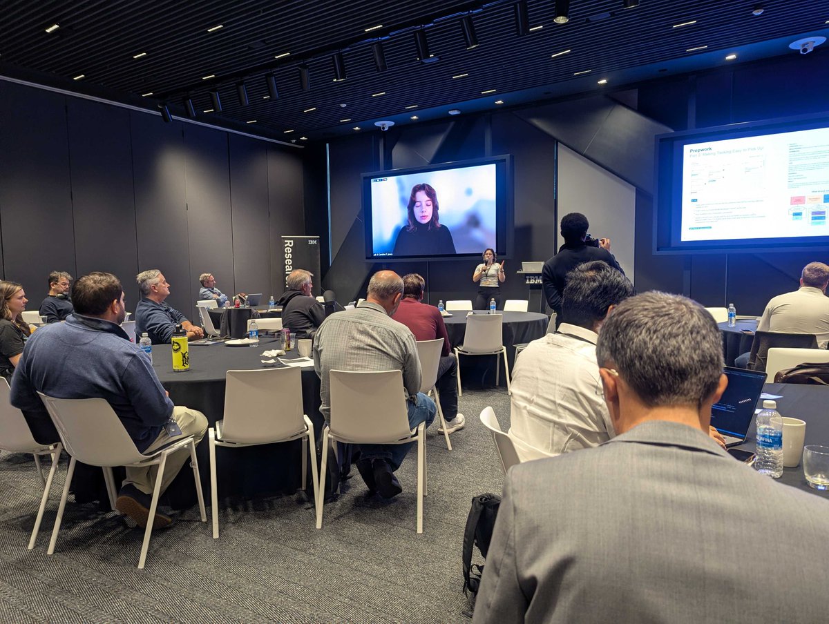 InnerSourceOrg's tweet image. Excited to welcome Trin Baumgarten and Caroline Jones from @AerospaceCorp, as they give a talk on Kickstart with a Contribfest, live in New York! 🎉

#InnerSourceSummit2025