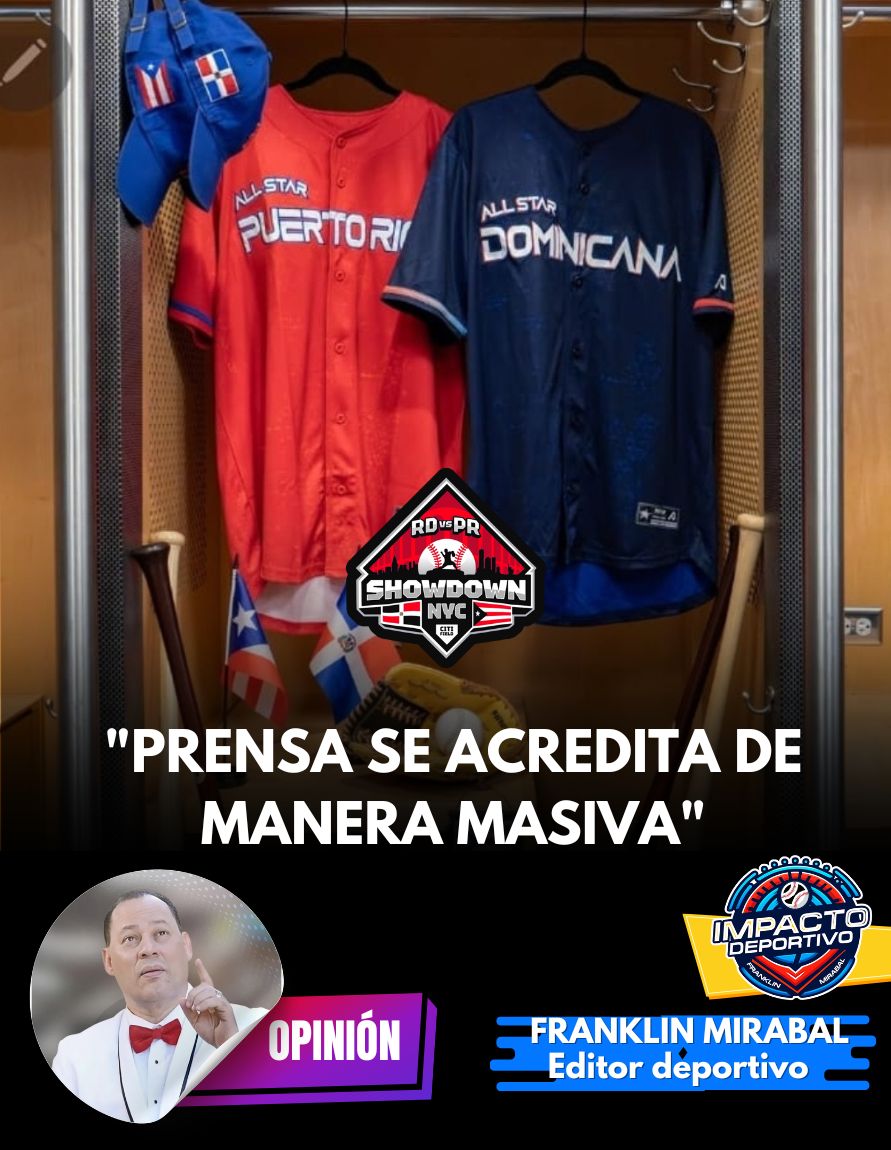 Se genera acreditación masiva de periodistas!!!.

Faltan 2 días!!!

El juego que paralizará a Nueva York, RD y Puerto Rico!!!.
Dedicado a <a href="/RobinsonCano/">Robinson Cano</a>
Vívelo por <a href="/cdn37/">CDN 37</a>

#YoApoyoALaRepúblicaDominicana

#ViendoCDNCanal37 #ViendoRDVsPuertoRico
<a href="/Fenapepro/">Fenapepro</a>