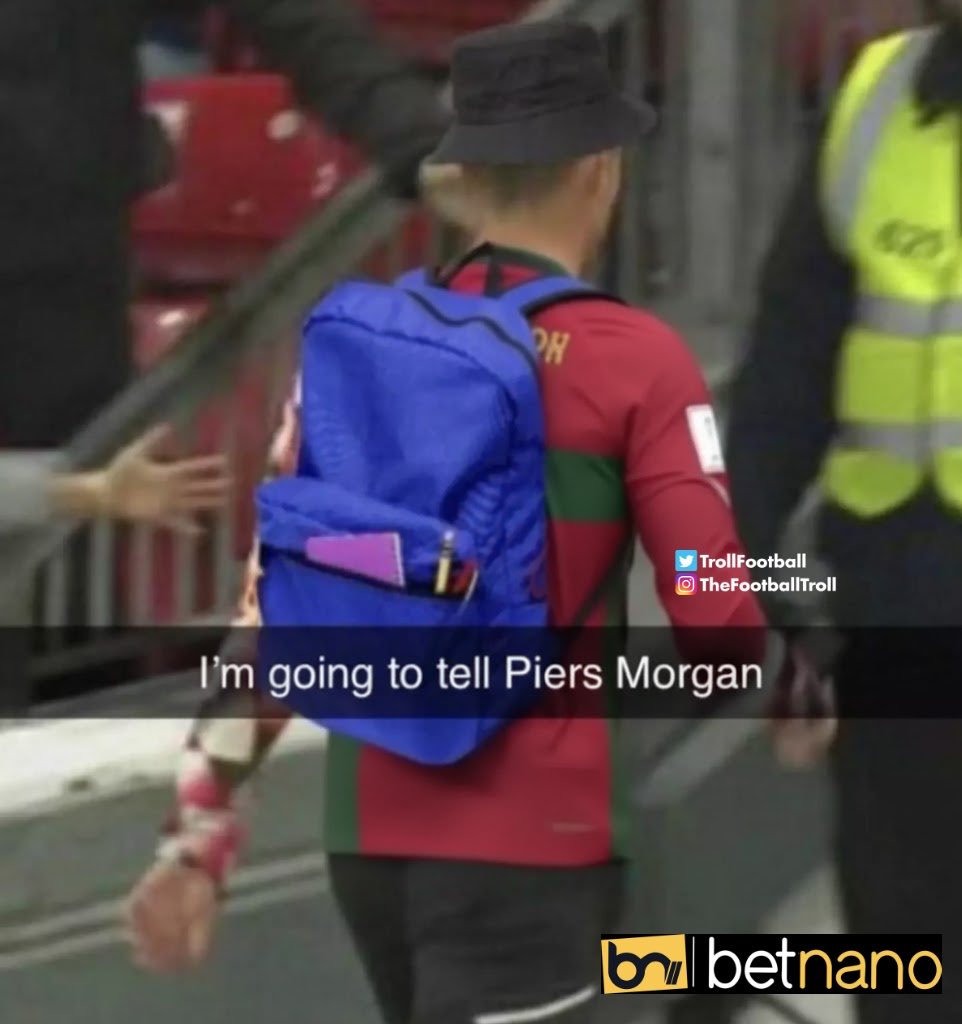 Ronaldo red card

The next Piers Morgan interview go reach 2 hours 😂