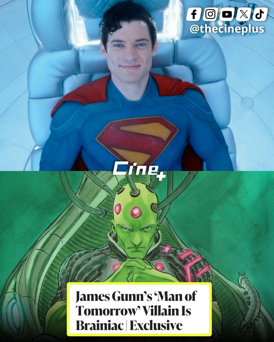 The Wrap confirma que Brainiac será el villano de 'Man of Tomorrow', la secuela de 'Superman' que llegará el 9 de Julio de 2027.