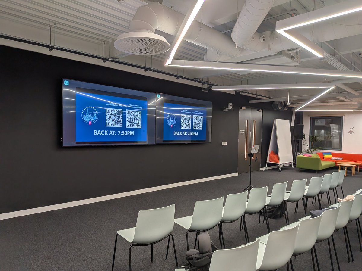 makingthematrix's tweet image. I&apos;m back home. Thank you for having me, Scala Meetup London 😊