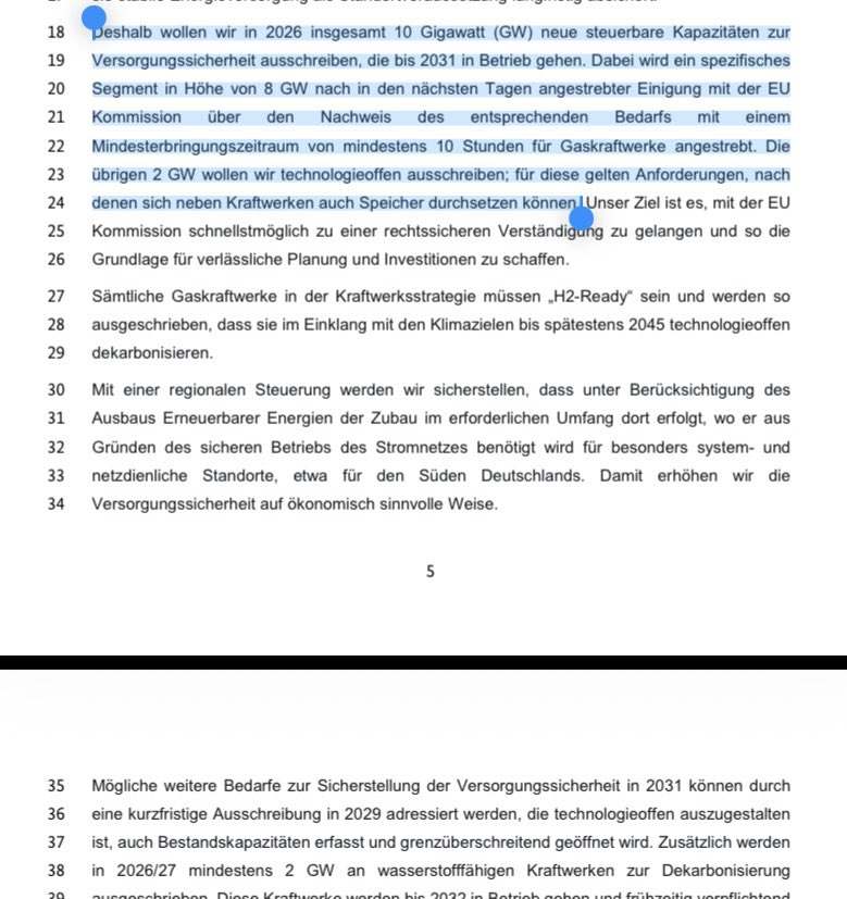 olk_julian's tweet image. #Kraftwerksstrategie ist da und bemerkenswert: Von den „bis zu 20 GW“ an Gaskraftwerken im Koalitionsvertrag ist nicht allzu viel übrig. Stattdessen: 8 GW Gaskraftwerke (H2-ready) + 2 GW technologieoffen (evt Speicher) + 2 GW wasserstofffähige Kraftwerke. @handelsblatt