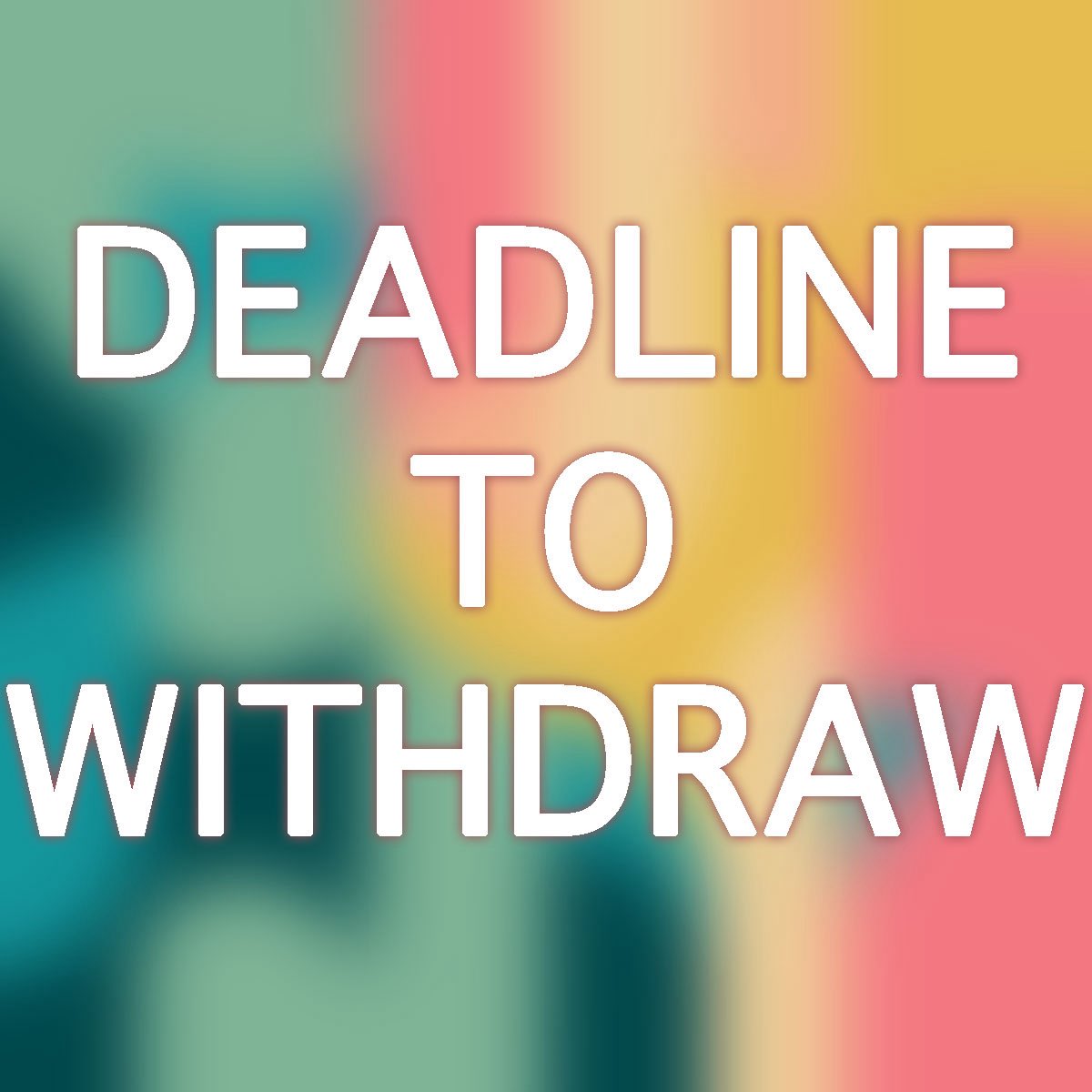 Deadline to withdraw from a Fall 2026 course is Wednesday, November 19th. If you're considering this, please see your BAC advisor.