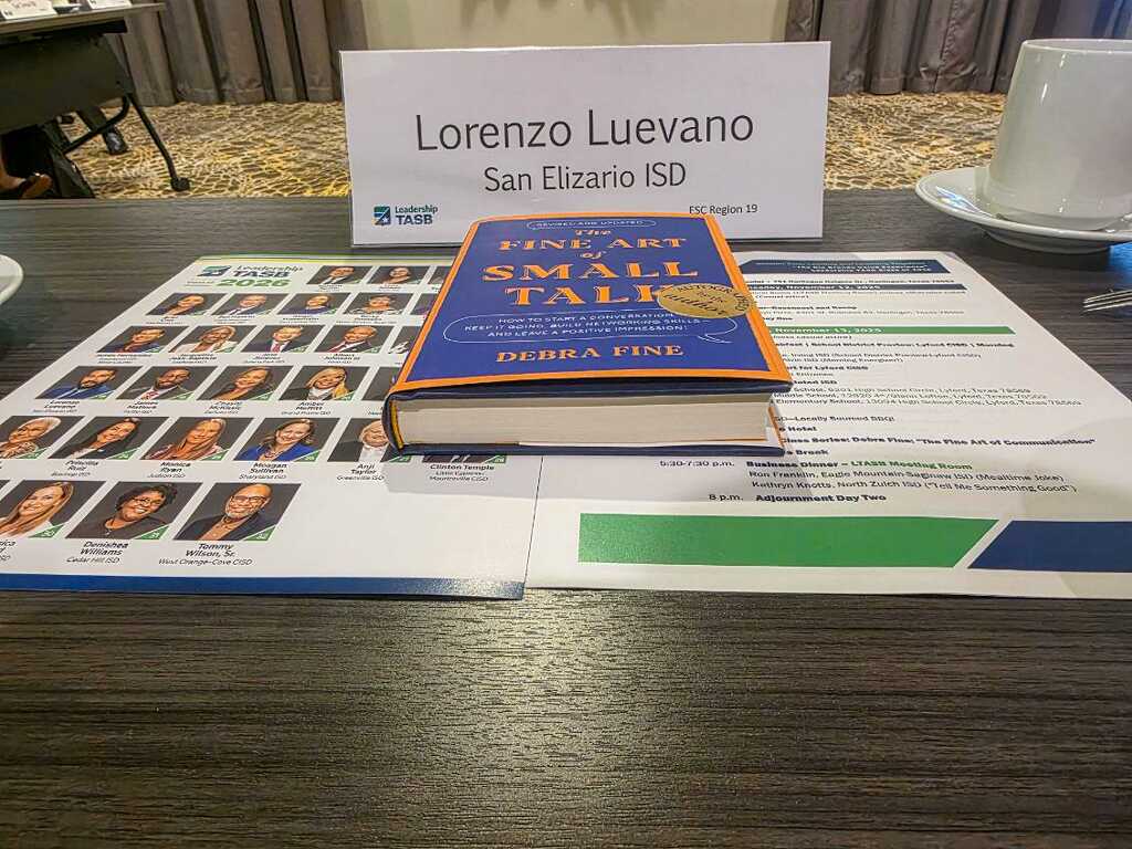 The learning continues for Trustee Luevano who is taking part in #LeadershipTASB <a href="/tasbnews/">Texas Association of School Boards</a> <a href="/SanElizarioISD/">San Elizario ISD</a> 💞 #Adelante y #ManosALaObra 💞  <a href="/SanElizarioISD/">San Elizario ISD</a>