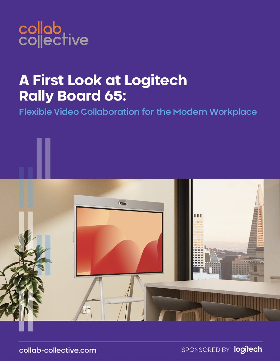 craigdurr's tweet image. Rally Board 65 is built for modern work—AI-powered, mobile, and collaboration-ready anywhere.
Dive into my first look at @Logitech’s all-in-one solution for hybrid teams.
📘 Download: bit.ly/47vFfp6
#HybridWork #Collaboration #AVTech #Logitech #FutureOfWork
