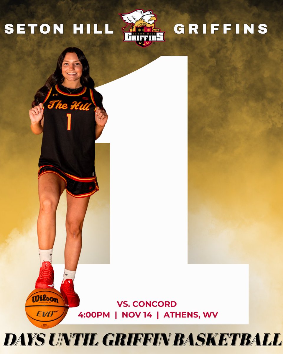 One. More. Sleep. 😴 Tomorrow Griffin basketball is back vs Concord ‼️💛❤️ #RollGriffs