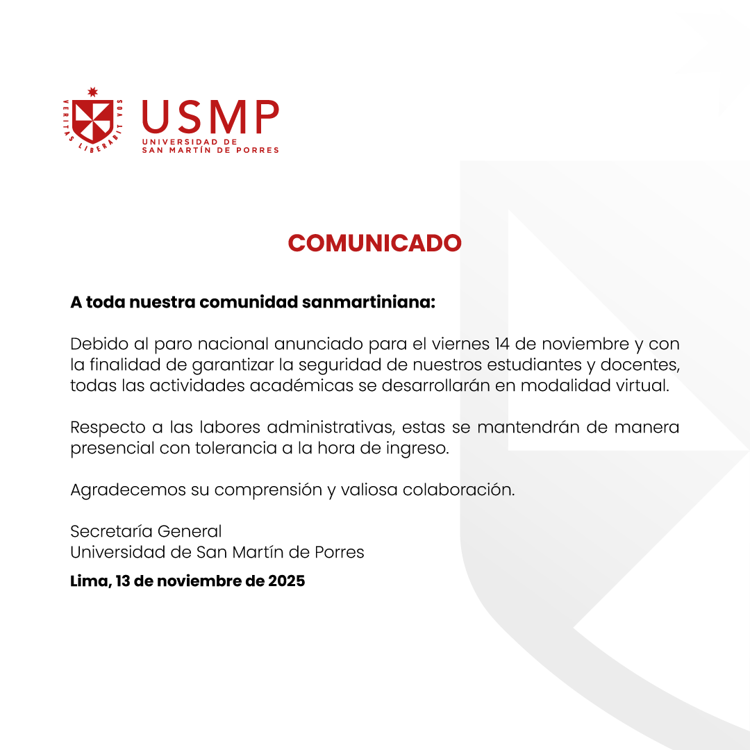 Universidad de San Martín de Porres tweet media