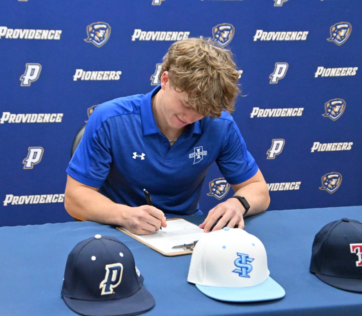 Providence_BB's tweet image. Congratulations to @gavinjackson_22 on his signing to Indiana State yesterday! We are proud of you!