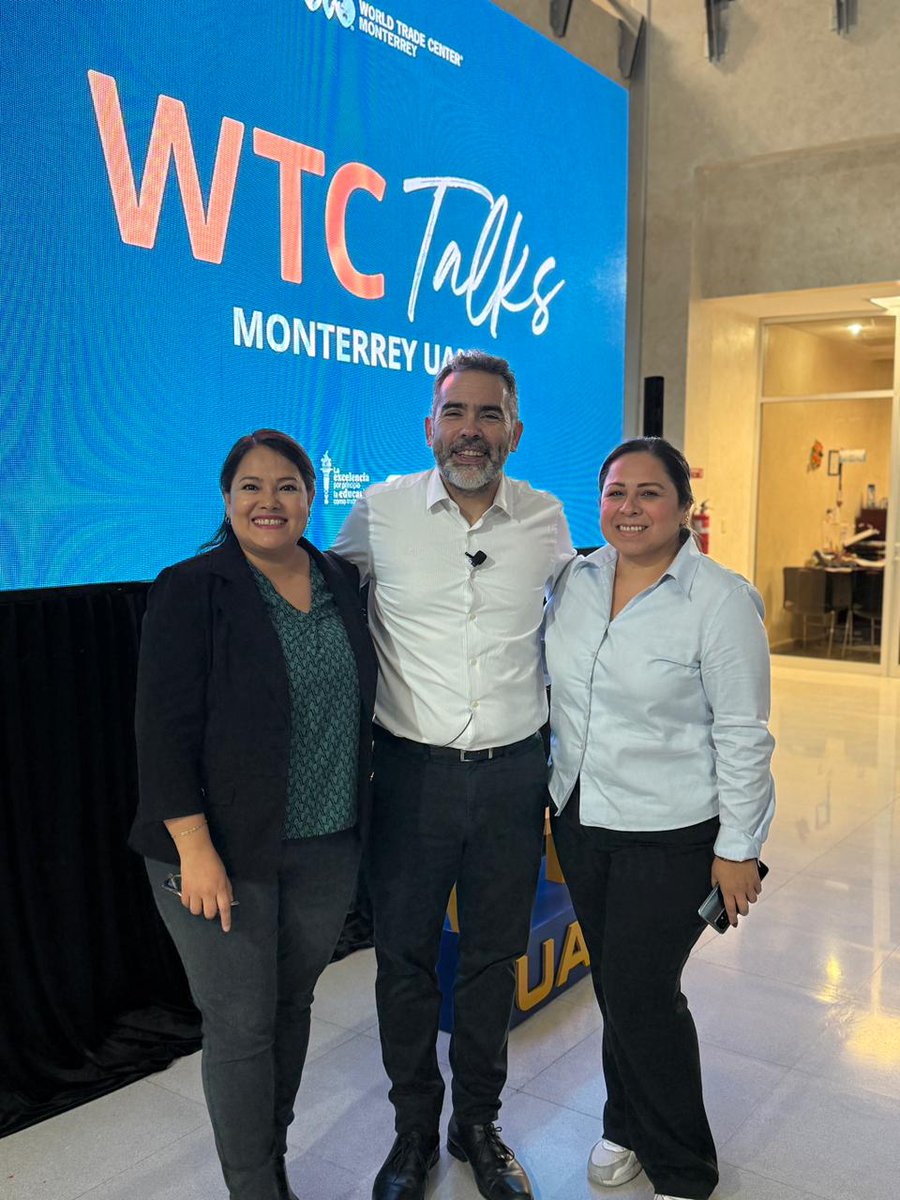 🇲🇽Ayer estuve en Monterrey con mi conferencia de Empresa Familiar en el WTC Talks presentado por CLEBER.

Gracias <a href="/WTC_Mty/">World Trade Center Monterrey - UANL</a> por la invitación, ha sido un placer ser parte de este gran evento🙌🏻

Gracias también al equipo de México de <a href="/SomosZendera/">Zendera - La Evolución de Quirós Consultores</a> que me acompañó