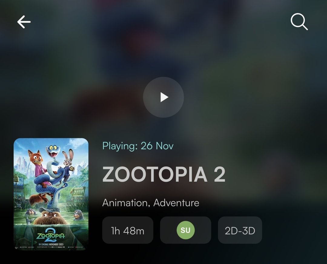 ini_ledik's tweet photo. no need to be worry guys, it's 1 hour 48 minutes not 47!

#Zootopia2 https://t.co/5B9p0IIPg4